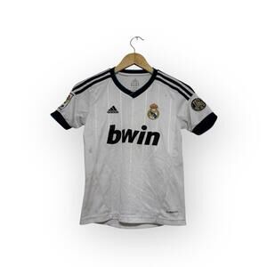 Adidas Real Madrid Bwin Soccer Jersey Size S Youth